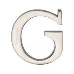 Heritage Brass Letter G  - Pin Fix 51mm